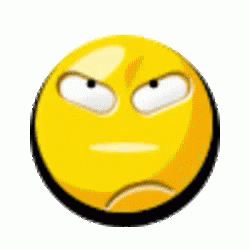 a frowning emoticor with one eye showing