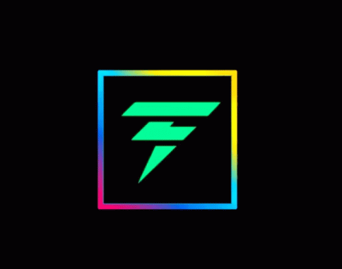 the flash symbol in bright colors