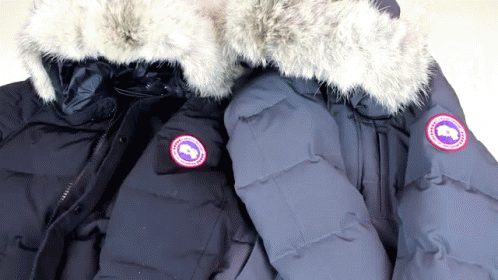 the parka is made with several coats
