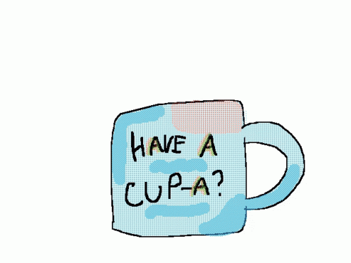 a mug with a cup that says have a cupa?