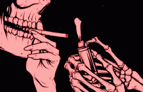 two hands holding cigarettes on top of one another