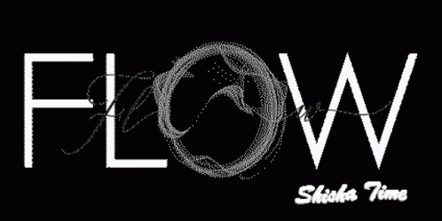 the logo for flow, an artistic studio