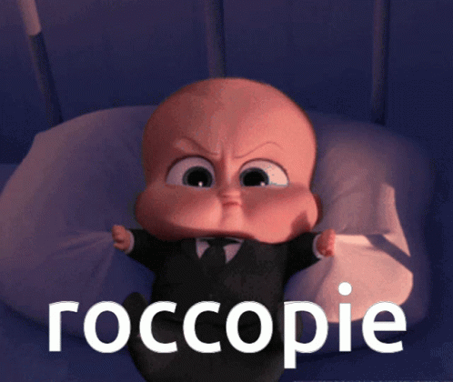 an animated animated character with the words pocopie above it