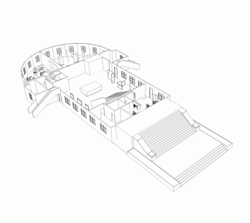 a plan of the interior and entrance from an apartment