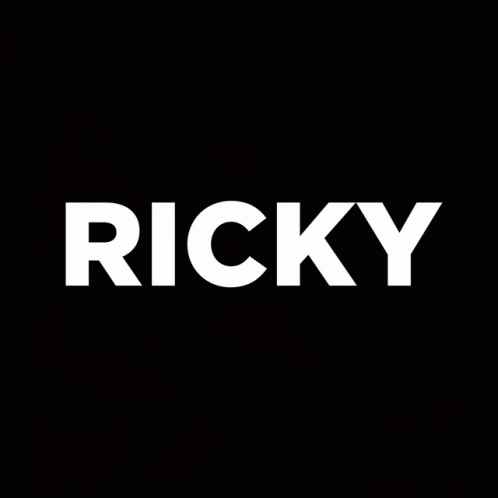 an image of a logo for the band ricky