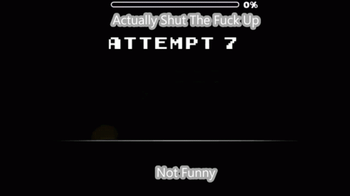 some font on a black background with the name'not funny '