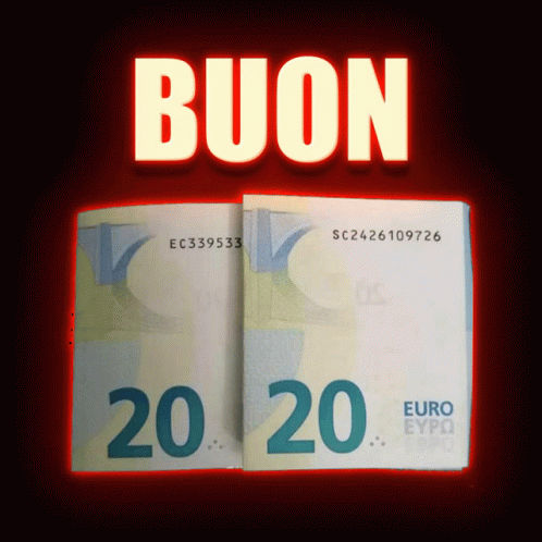 the two sides of a euro note, with the word euon over them