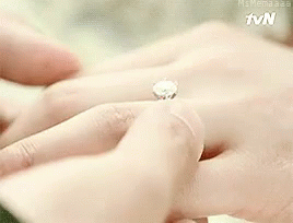 an image of an inside out wedding ring