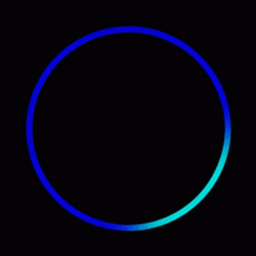 a red circle with yellow streaks is in the black background