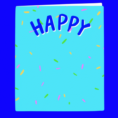 this is an illustration of a happy birthday card