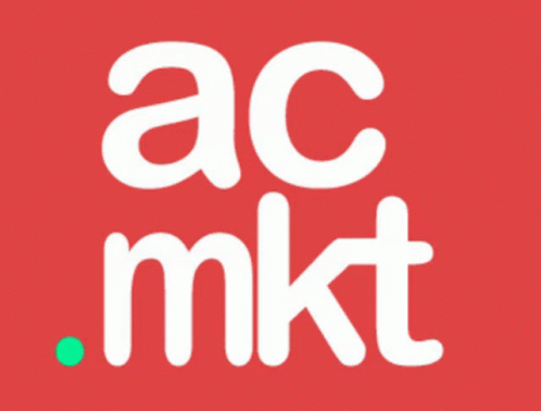 the logo of ac mktt with the word'i am'in white