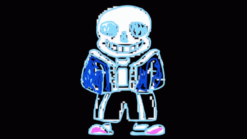 a skeleton with a jacket is standing alone