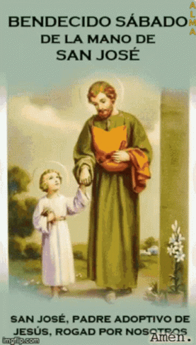 a picture of jesus with a child in front of him