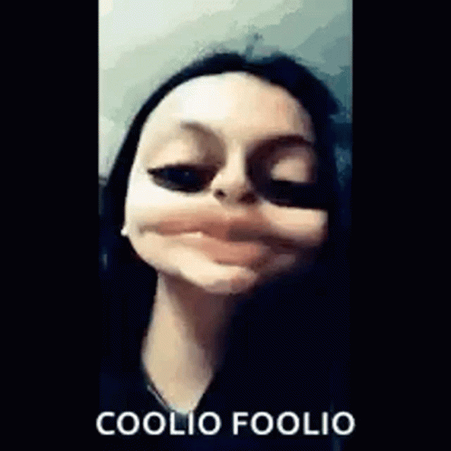 an animated image with the words cocoilo follio