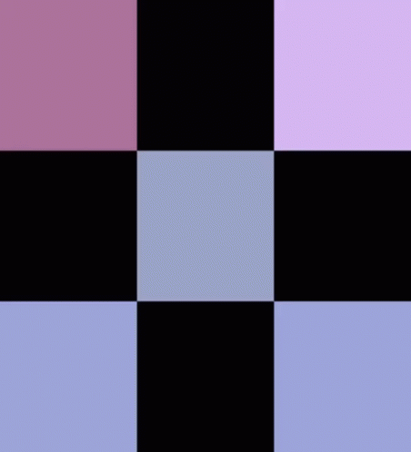 a po that is showing black, pink and purple squares