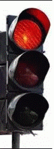 an image of a street light that is red
