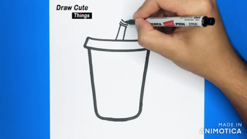 a person that is drawing soing on paper