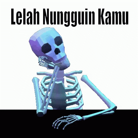 a computer generated po of a skeleton with the text, leah nurggin kannu