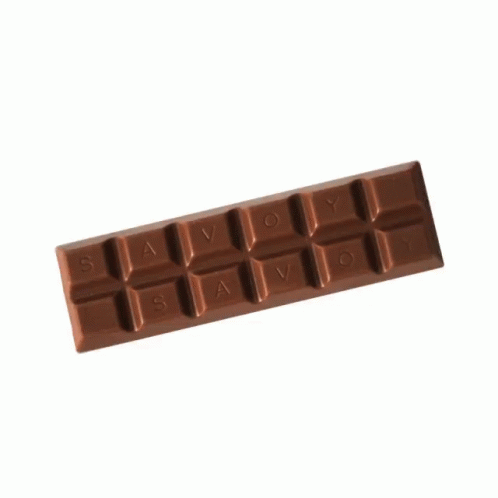 an empty chocolate tray sits on a white surface