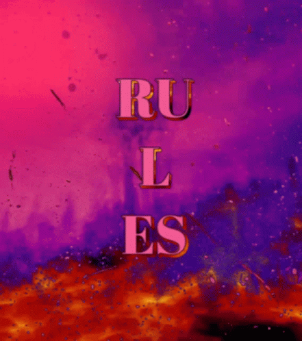 a pograph that says ruels ess is over the ocean