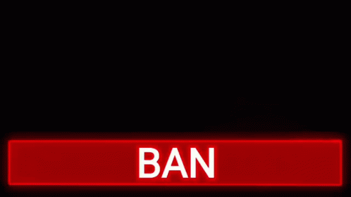 the blue ban on is in front of the dark background