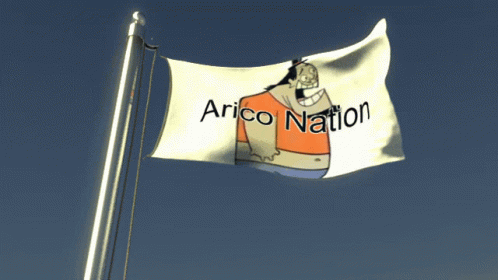 an animation image of the national flag