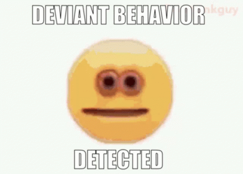 there is a blue ball with eyes and the word devant behavior