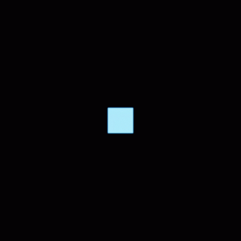 a black square in the middle of a dark background