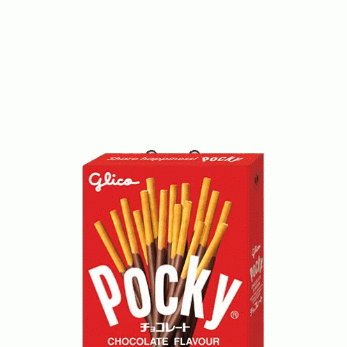 packy chocolate and tea flavored wafer sticks