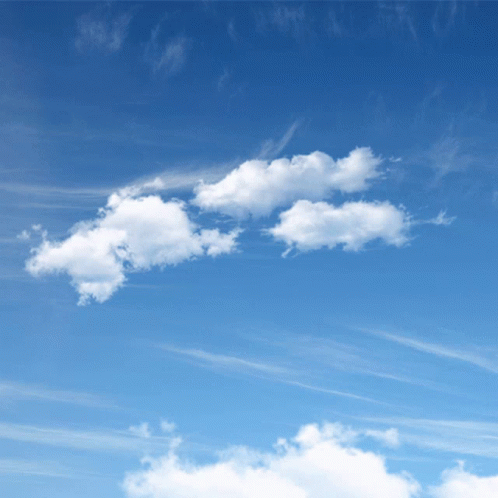 an image of two white clouds in the sky