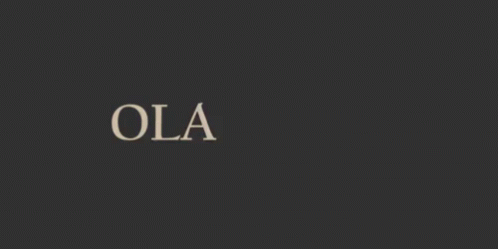 the word ola on the left side of a po is not the color