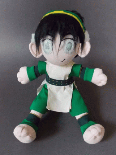 a stuffed toy that looks like an anime character