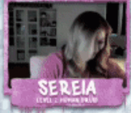 the cover for sera album with an artistic po