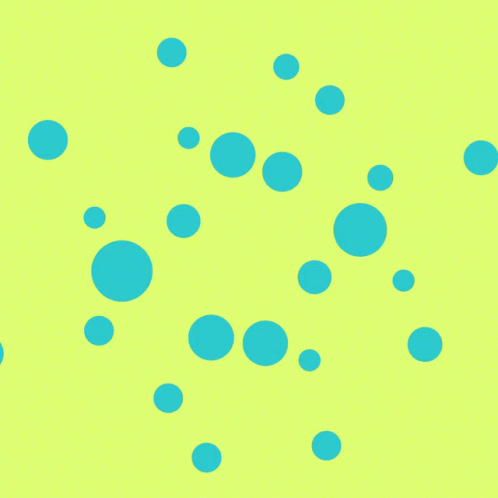 a group of dots falling down into the blue sky