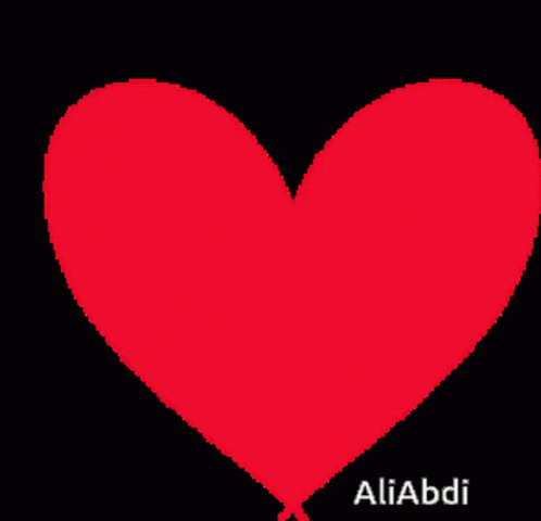 a purple heart floating on a dark background with the word alidbi