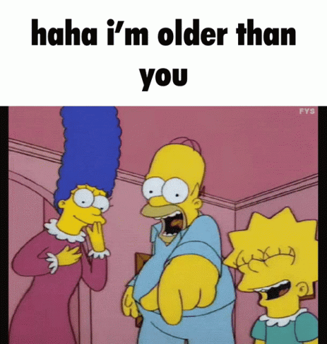 simpsons is talking to the simpsonss about old man