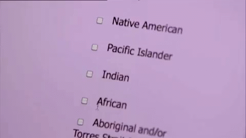 a large poster with words about native american people