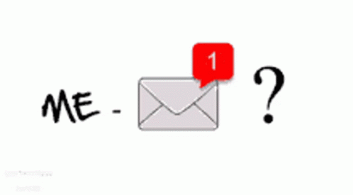 a message and question marks with a symbol pointing to it