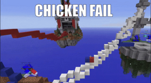 a cover of the game chicken fail