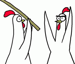 two hand holding up sticks to the side of their fingers