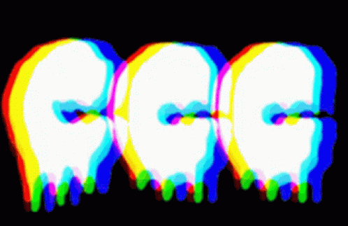 an image of four images of teeth in the dark