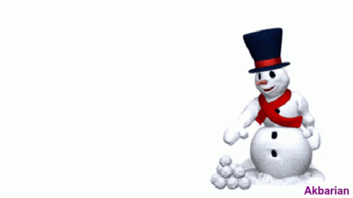 an image of a snow man wearing a hat