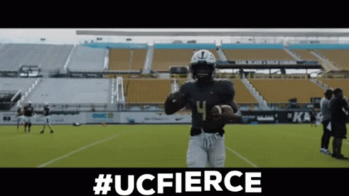 a football player with the word uffirce on it's back