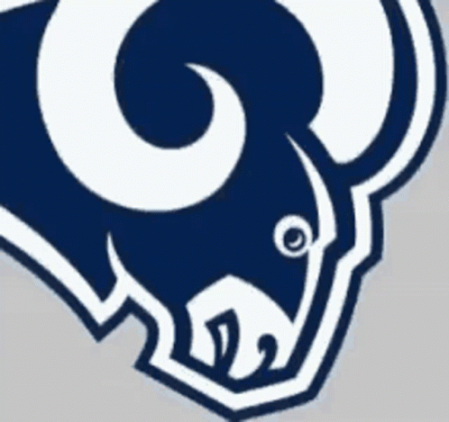 the chicago rams logo in brown and white