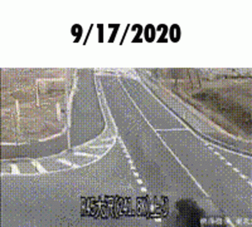the traffic camera is shown on this highway in this image
