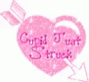 the words curd to a truck are heart shaped
