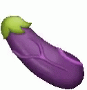 an image of a purple object that looks like a carrot
