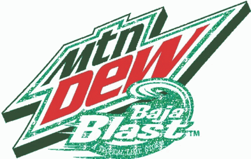 the logo of a baseball team with the name dew on it