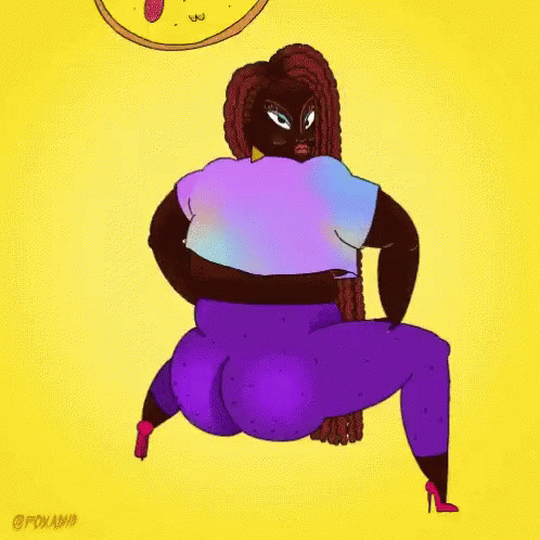 a digital drawing of a woman in an unusual pose
