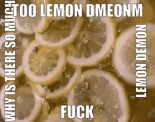 a po of lemons with words about what's in the bowl